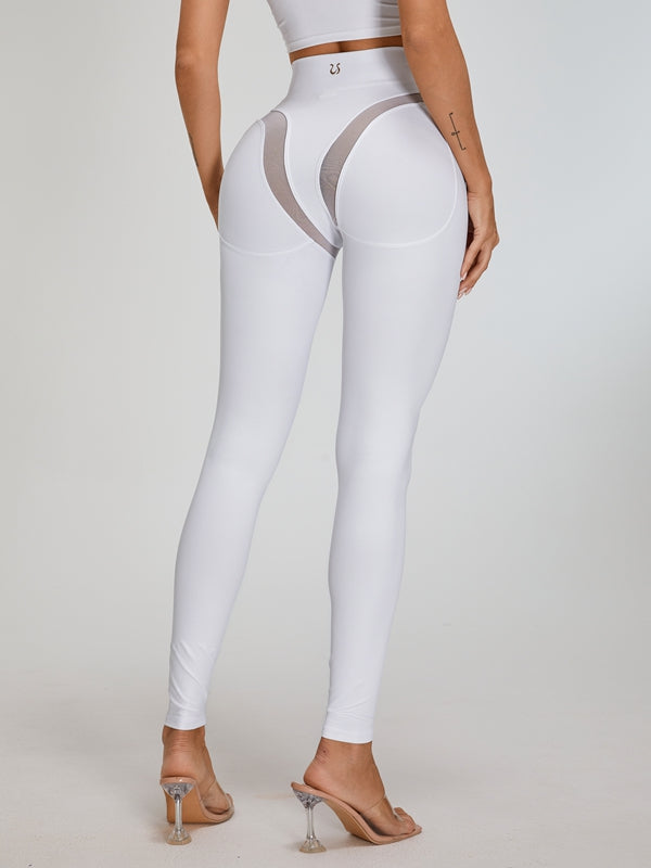 ❤ZASUWA Female Super Sexy Unique Mesh Hip-lift Cross Tracksuit