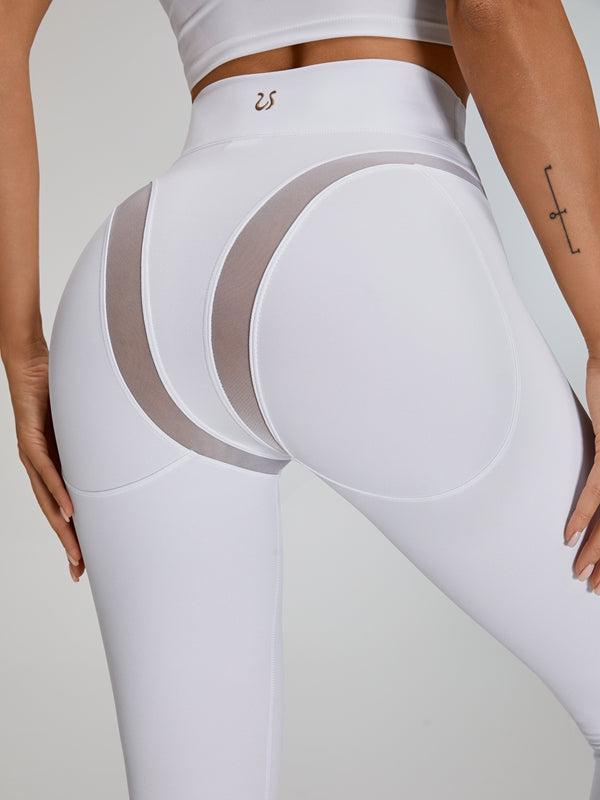 ❤ZASUWA Female Super Sexy Unique Mesh Hip-lift Cross Tracksuit