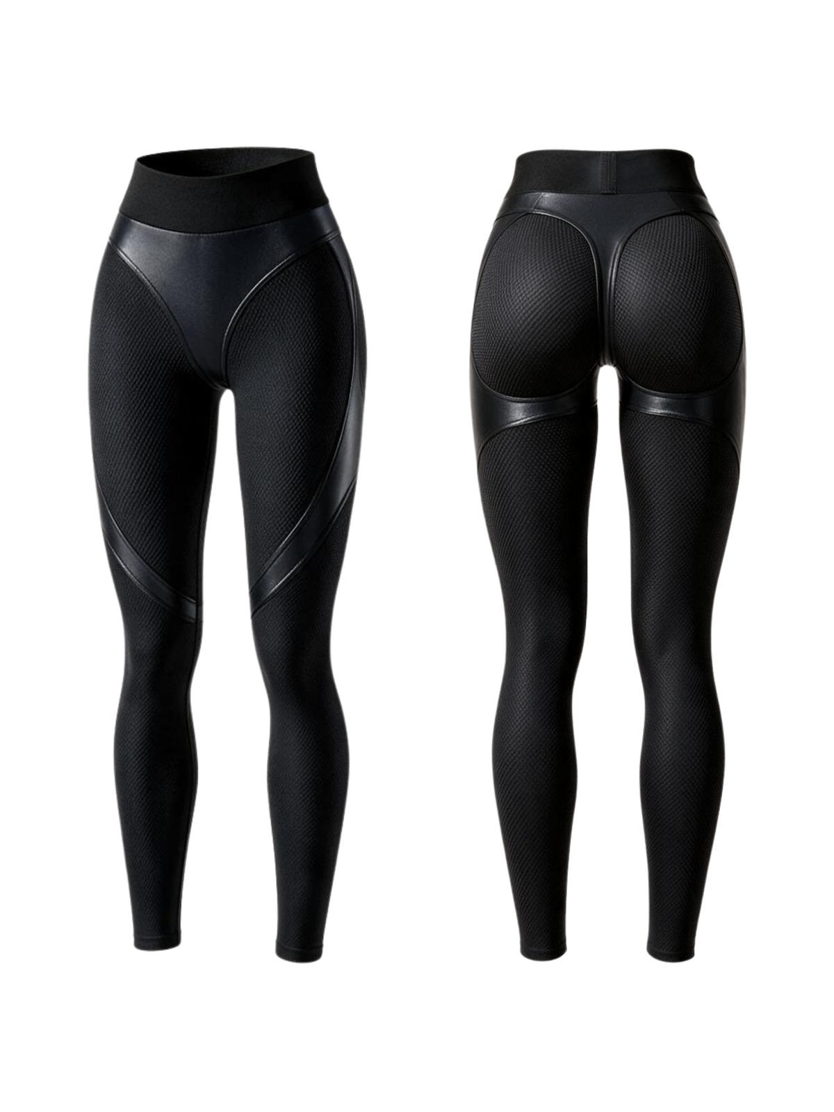 Fly-Eye Fishnet Breathable Booty Leggings