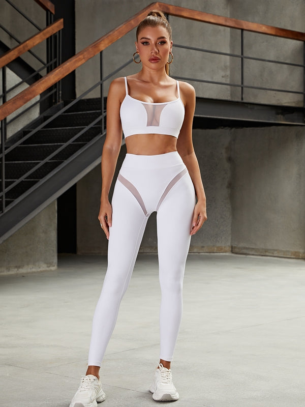 ❤ZASUWA Female Super Sexy Unique Mesh Hip-lift Tracksuit